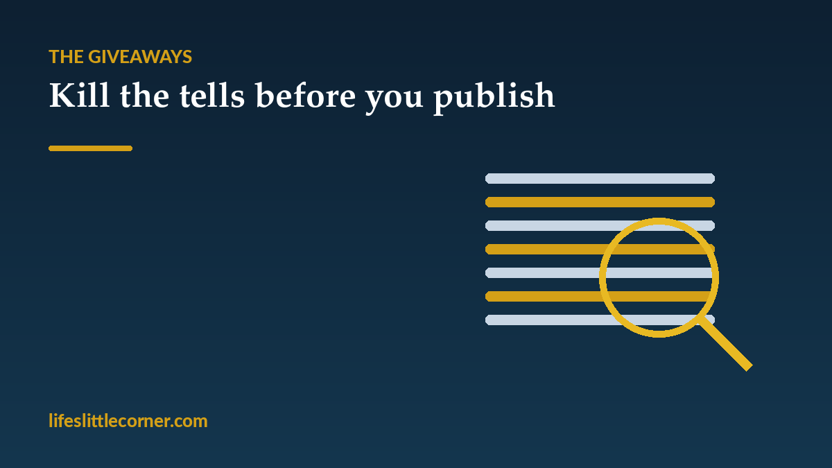 The AI tells to cut from your novel before you publish