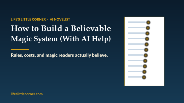 How to Build a Believable Magic System (With AI Help)