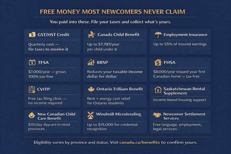 Benefits and ‘Free Money’ Newcomers in Canada Often Miss