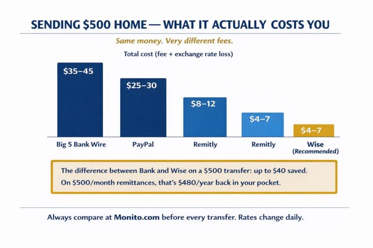 The Cheapest Way to Send Money Home From Canada