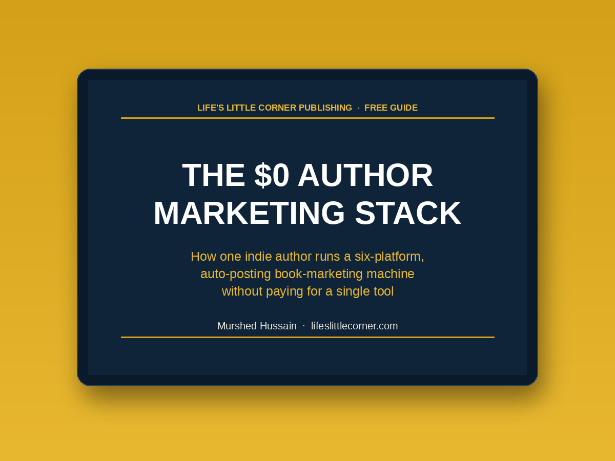 The $0 Author Marketing Stack - free PDF guide