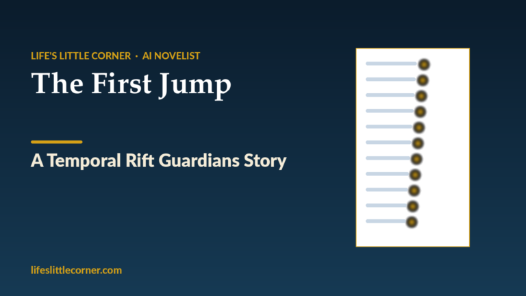 The First Jump (A Temporal Rift Guardians Story)