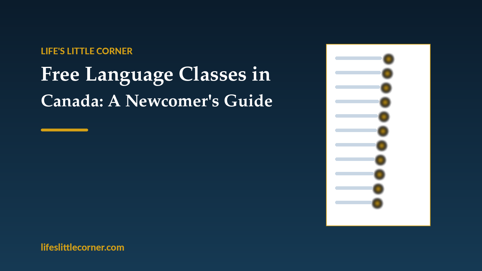 Featured image for: Free Language Classes in Canada: A Newcomer's Guide